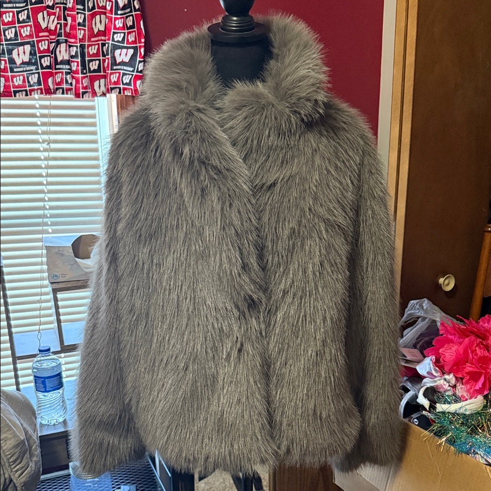a new day Gray Teddy Jacket